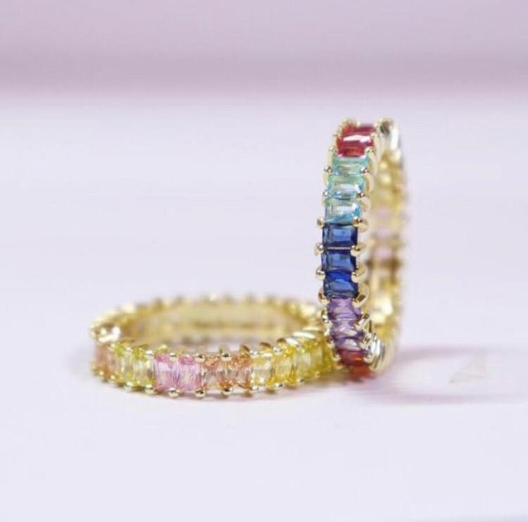 Ombre Sabrina Rainbow Ring