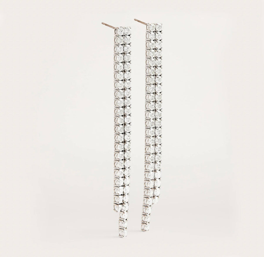 Joy Double Chain Earring