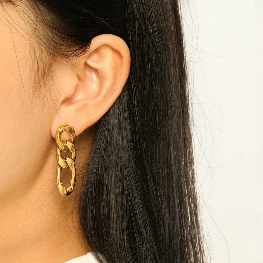 Ava Link Chain Earring