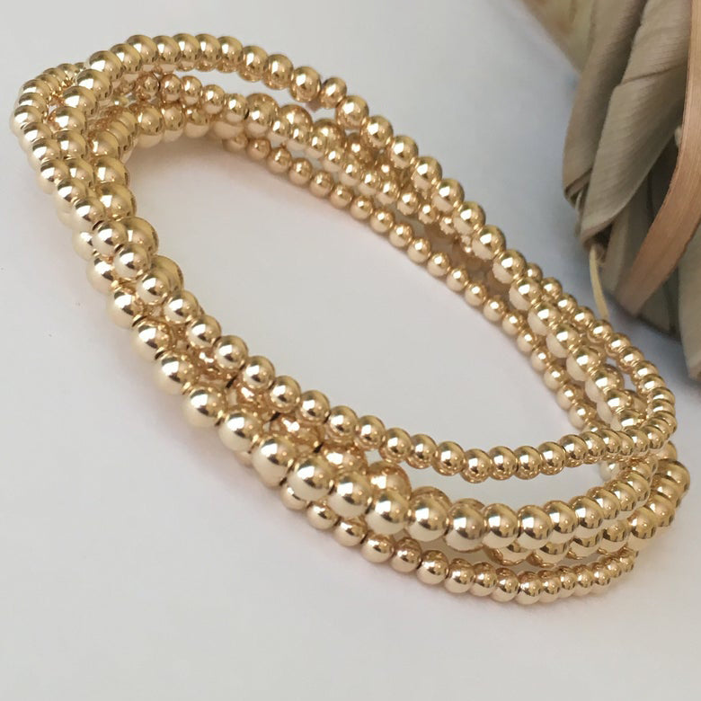 Gold Filled Beaded Bracelet