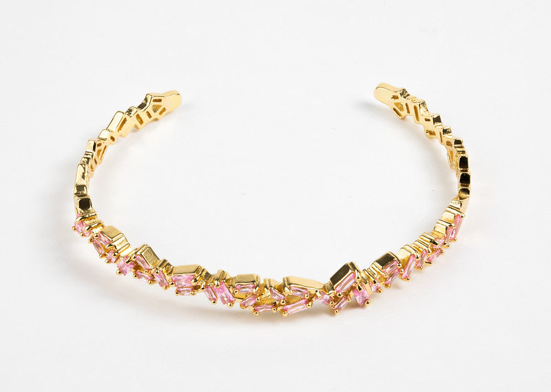 Claire Baguette Bangle Pink