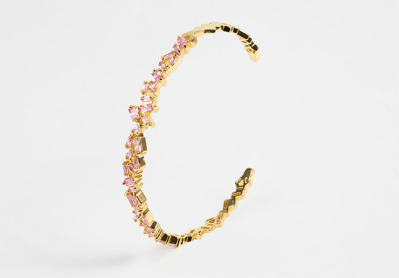 Claire Baguette Bangle Pink