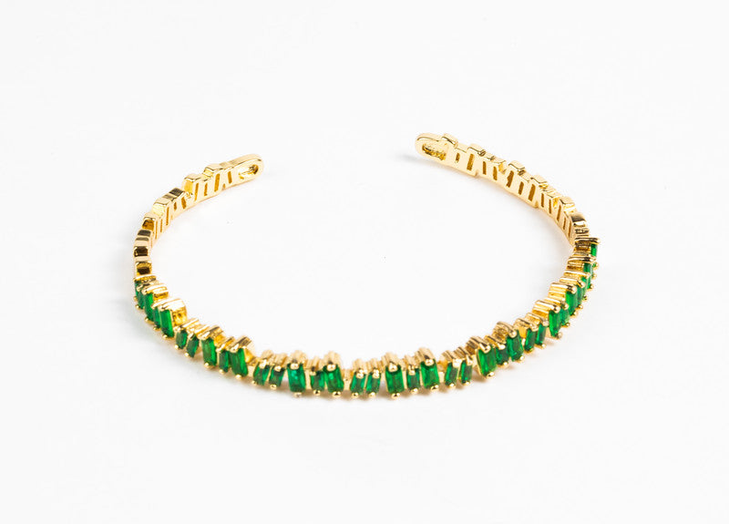 Claire Emerald Bangle