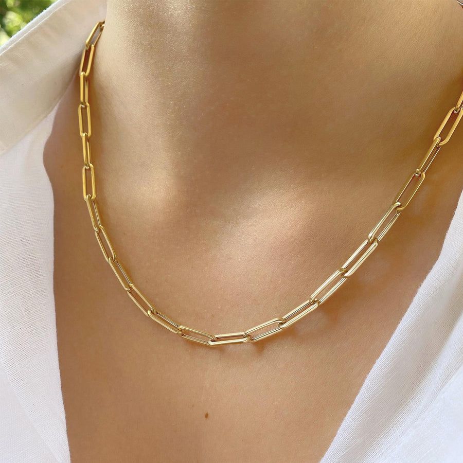 Kia Paper Clip Necklace