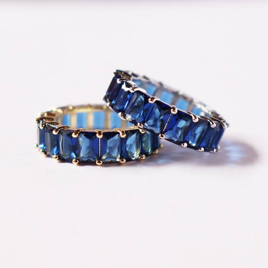 Sapphire Eternity Band